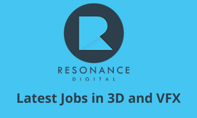 Latest Jobs in 3D and VFX resonance digital