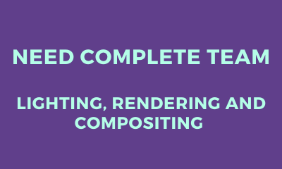 Lighting, Rendering and Compositing team