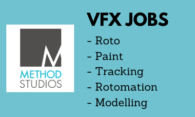 Method Studios has job opening for VFX artists for their Pune setup