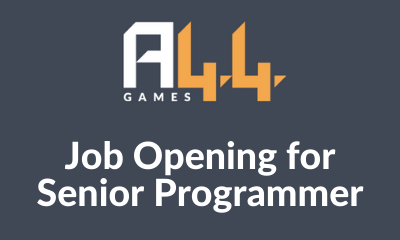 Job Opening for Senior Programmer a44 games new zealand