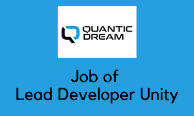 Job of Lead Developer Unity quantic job paris france