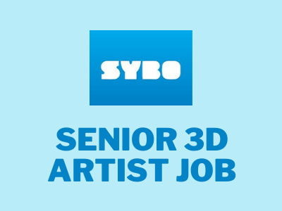 Senior 3D Artist sybo games Copenhagen Denmark Europe
