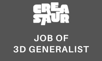 job of 3d generalist Creasaur studio turkey middle east