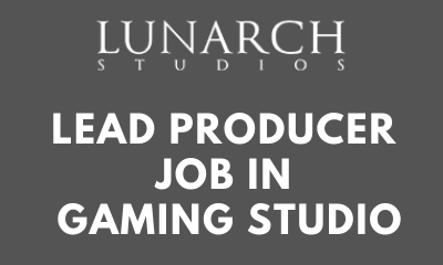 lead producer job for gaming studio lunarch studio canada