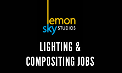 lighting and compositing jobs lemon sky studios Malaysia