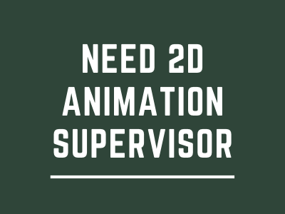 Job opening for 2D Animation Supervisor - Kerala, Kochi, Inida
