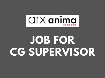 JOB FOR CG SUPERVISOR arx anima studio austria europe