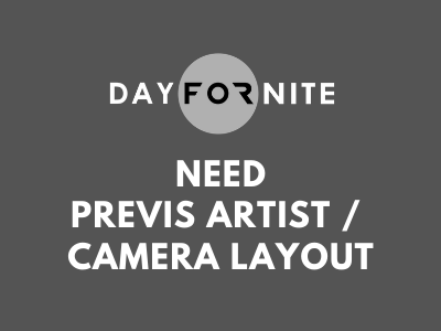 Previs Artist  Camera Layout job usa