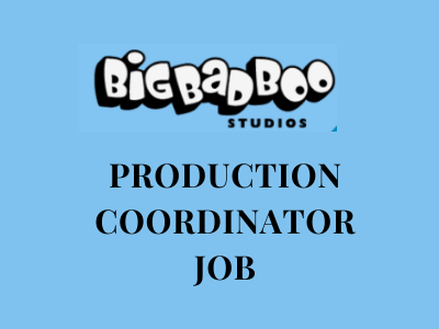 Production Coordinator job big bad boo studio