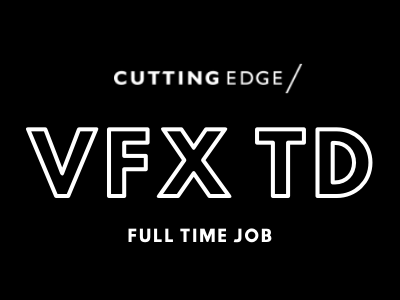 VFX TD job opening cutting edge studio australia