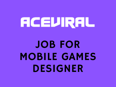 full time job for Mobile Games Designer england