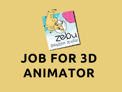 Job opening for Animator at Zebu Studio - Trivandrum, Kerala, India