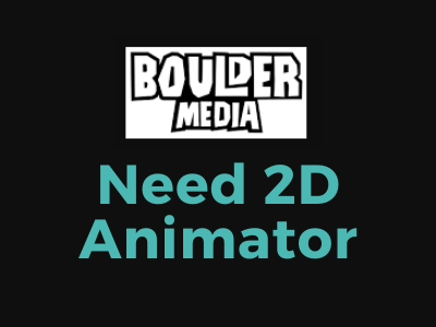 job of 2D Animator boulder media
