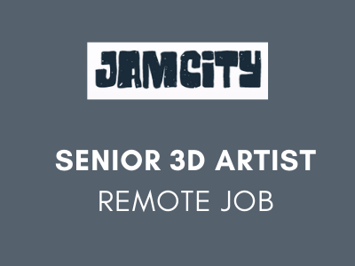 senior 3d artist job vacancy usa