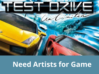 test drive game job opening character artist