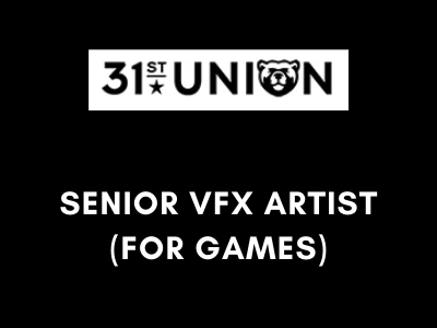 vido game job opening senior vfx artist
