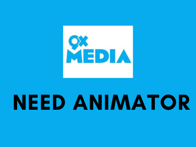 9xmedia job opening animation artist