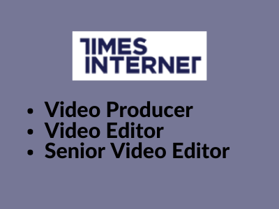 Video editing job at mumbai