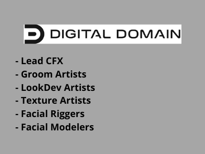 digital domain job vacancies 3d