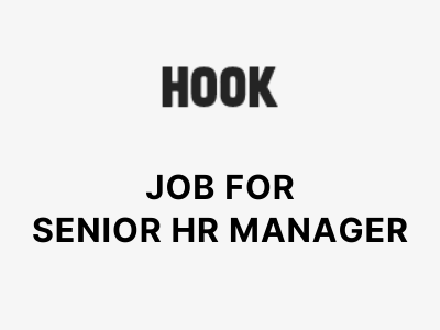 job for senior hr manager hook studio