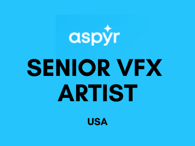 job vacancy of senior vfx artist usa studio