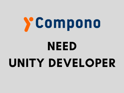 unity developer job opening compono