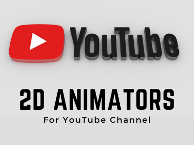2d animators job for youtube channel work from home
