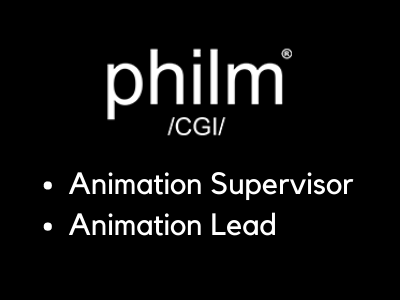 Animation Supervisor and Lead job philm cgi pune