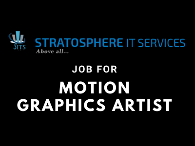 Full time Motion Graphics Artists required