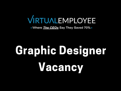 Graphic Designer job vacancy virtual employee