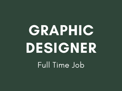 Hiring Graphic Designer full time job