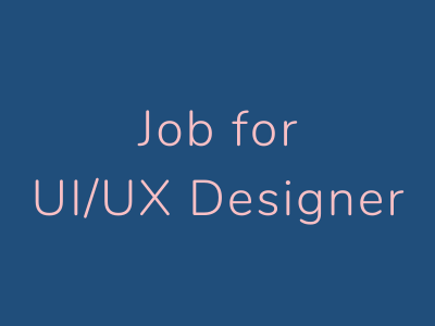 Job for UIUX Designer krishi network india