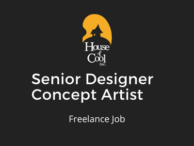 Senior Designer Concept Artist freelance job