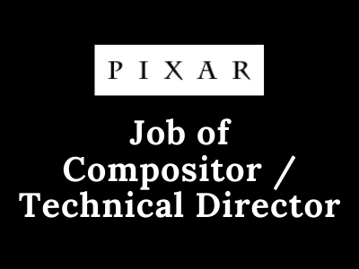 pixar Job usa compositor Technical Director