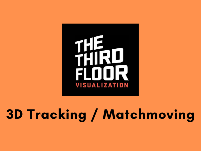 3D Tracking Matchmoving job the third floor studio