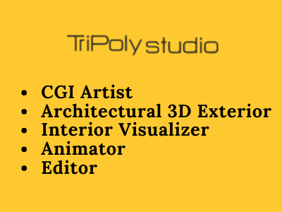 3d architecture editing jobs tripoly studio
