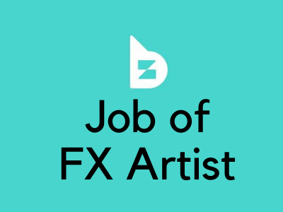 Blue Zoo Studio Job of FX Artist england