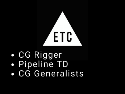 Electric Theatre Collective studio jobs rigger Pipeline TD CG Generalists