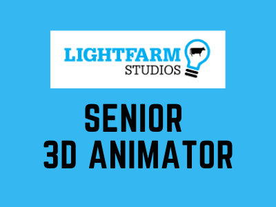 Senior 3D Animator vacancy usa