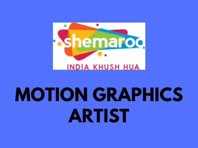 Shemaroo Entertainment Job Motion Graphics