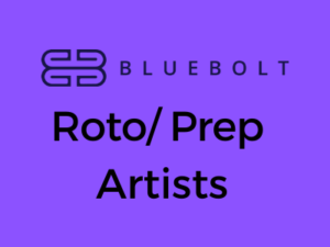 bluebolt studio london job Roto Prep Artists