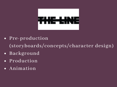 Freelance job at The Line Animation Studio - Animation, Production