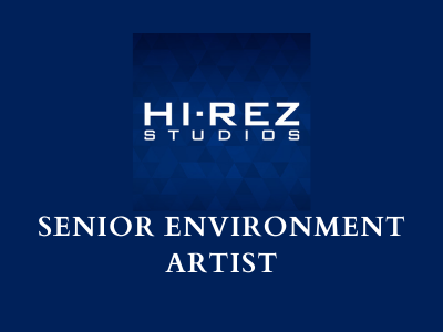 hi rez studio hiring Senior Environment Artist