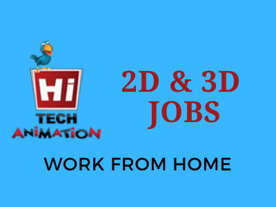 Work from home jobs at Hitech Animation- Maya, Flash, Photoshop