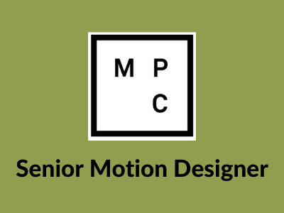 mpc job opening senior motion designer london