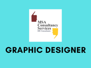 msa consultancy job opening graphic designer