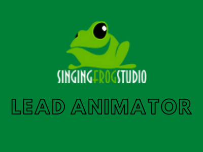 singing frog studio job Lead Animator