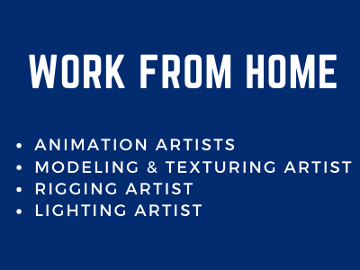 work from home animation 3d jobs