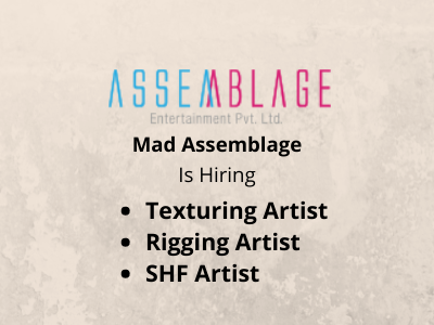 Full-Time job openings at Mad assemblage studio
