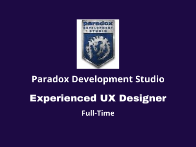 Full-time Job for Experienced UX Designer